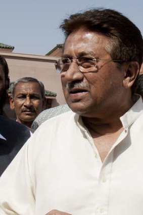 Pervez Musharraf ... "not afraid of arrest".