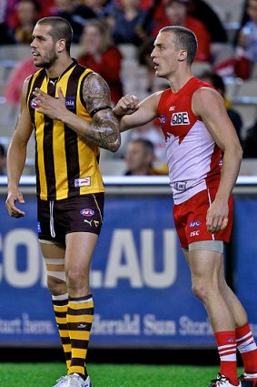 Ted Richards will have the unenviable task of playing on Buddy Franklin.