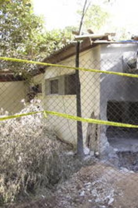 A house on Kibbutz Re'im in southern Israel damaged by rocket fire from Gaza.