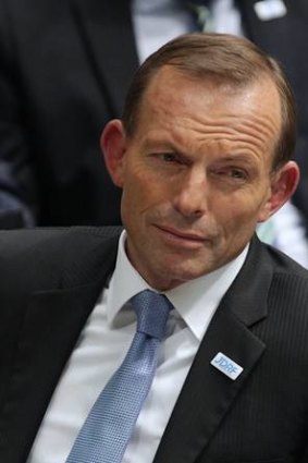 Tony Abbott stumbled when opportunity knocked in Parliament on Thursday.