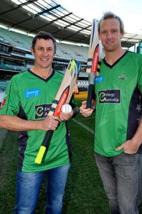 Shining lights: David Hussey and Cameron White have re-signed with the Stars.