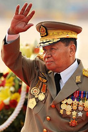 Burma leader Than Shwe.