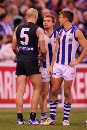 2012: Chris Judd feuls the tradition.