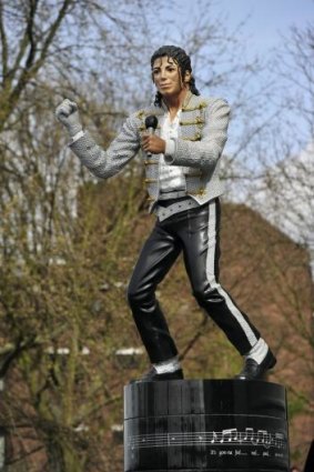 The Michael Jackson statue that was removed from outside Fulham's homeground.