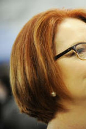 Prime minister Julia Gillard visits the Adelaide Farmers Market.