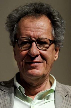 Signatory against foreign performers ... actor Geoffrey Rush.