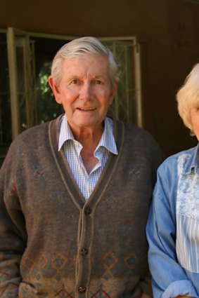 Mike and Angela Campbell before being bashed and run off their farm.