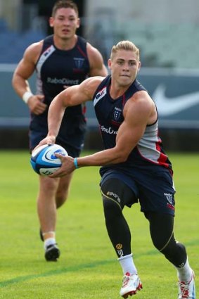 Top notch: Rebels' James O'Connor in training.