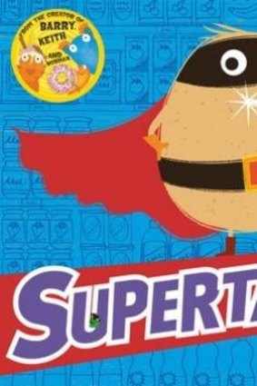 Flying spud: Sue Hendra's Supertato must rescue some other veggies in distress.