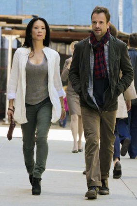 It's <i>Elementary</i>, my dear Lucy Liu, says co-star Jonny Lee Miller.