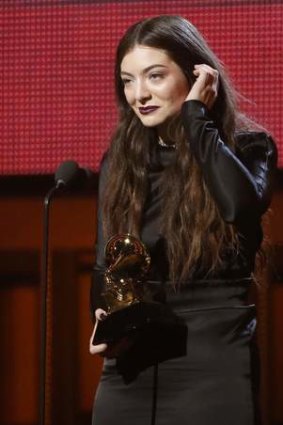 Lorde won song of the year and best pop solo performance for <i>Royals</i> at the 56th annual Grammy Awards.