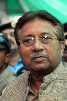 On bail: Former Pakistan president Pervez Musharraf.