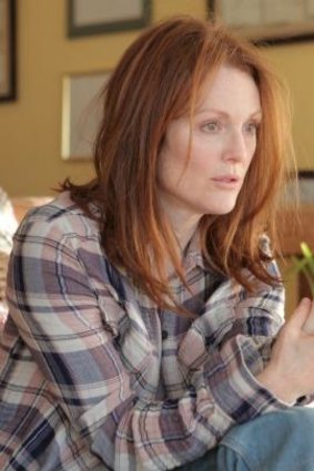 Julianne Moore, who won a Golden Globe for her role in <i>Still Alice</i>, is up for best actress in a leading role.