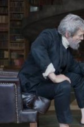 The Giver (Jeff Bridges) and and Jonas (Australian actor Brenton Thwaites) in  Phillip Noyce's <i>The Giver.</i>