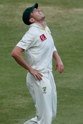 Suffering ... Australia's Peter Siddle.