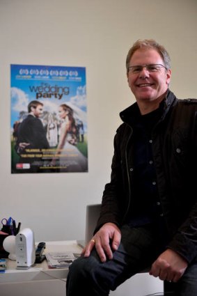 Filmmaker Tait Brady in his  St Kilda office.
