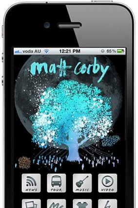 Matt Corby's app.