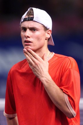 Early controversies: Lleyton Hewitt.