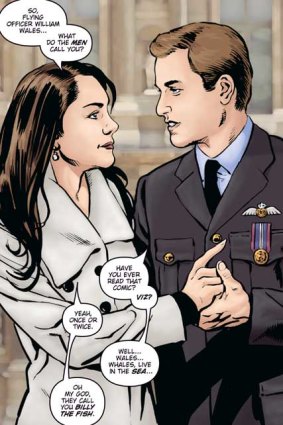 The royal love story has been chronicled in a graphic novel.