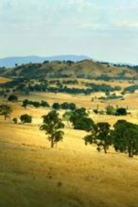 The hills around Mansfield