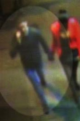 CCTV: Images of Thomas Kelly.