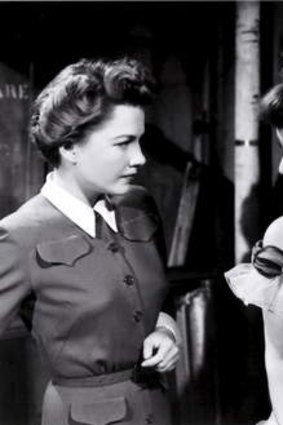 On-screen tension: Anne Baxter and Bette Davis in <i>All About Eve</i>..