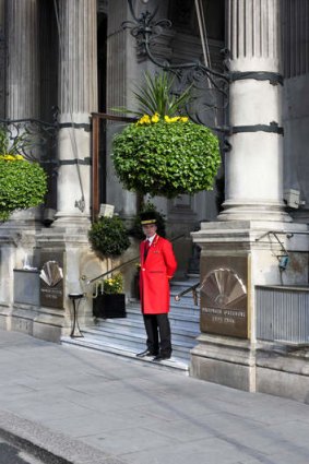 The Mandarin Oriental Hotel in Knightsbridge, London.