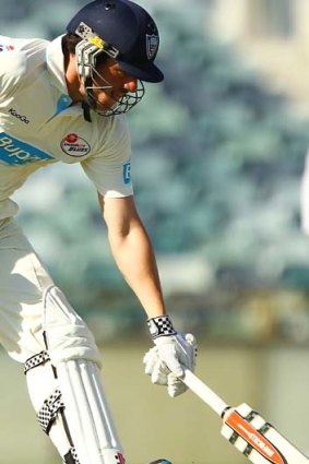 Driven &#8230; a cracking 78 against WA helped get Moises Henriques's summer off to a hot start.