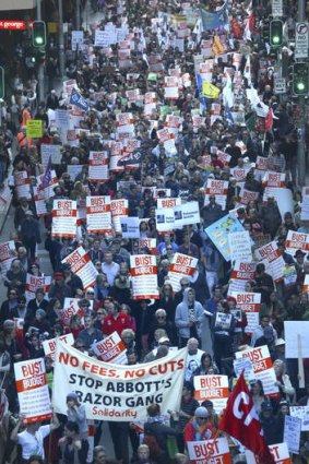 Organisations estimate 15,000 people showed up to march. Police suggest the number was closer to 6000.