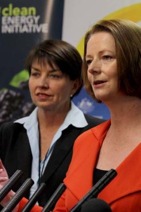 Anna Bligh and Julia Gillard.