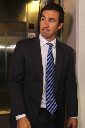 Reluctant witness: Andrew Johns.