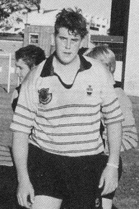 Roberts-Smith as he appeared in his school yearbook.