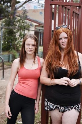 Troubled teen Bailee and single mum Erin from Struggle Street.
