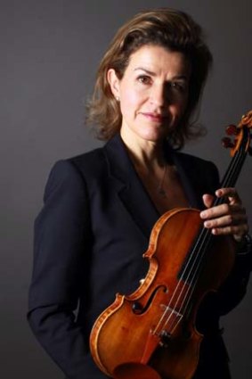 Internationally renowned Violinist Anne-Sophie Mutter.