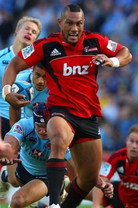 Devastating ... Crusaders centre Robbie Fruean.