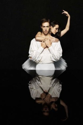 Youngest principal: Ty King-Wall with Amber Scott in The Australian Ballet's Swan Lake last year.