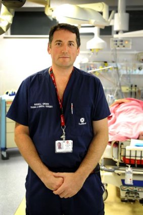 Professor Russell Gruen at The Alfred Emergency Department.