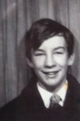 Peter Roebuck as a young boy.
