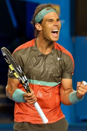 Rafael Nadal is still as eager to win as he was when he began his career.