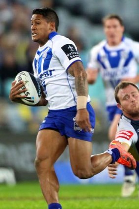 First class ... Ben Barba’s recent brilliance has helped lift the Bulldogs to the top of the table and on course for the minor premiership.