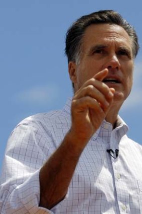 "Barack Obama has failed America" ... former Massachusetts governor Mitt Romney.