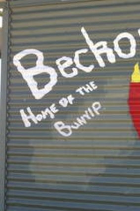 Beckom is home to a well-travelled bunyip. <em> Photo: Linda Cash </em>