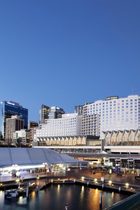Addition: The new office tower One Wharf Lane and conference tower at Four Points by Sheraton overlooking Darling Harbour.