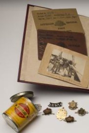 War memorabilia of Edmund Osborn Milne.