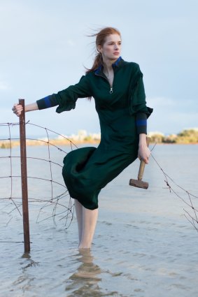 Model Helena Witte, styled by Jam Baylon, with make-up by Dave Waterman.