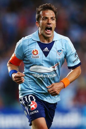 Will he or won't he?  Sydney FC's Alessandro Del Piero has been named, but will he play a part in the Sydney derby?