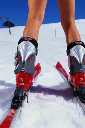 Made to measure ... a good pair of ski boots will improve your turns.