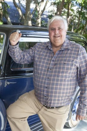 Clive Palmer at the Coolum Palmer Resort the day after the 2013 federal election.
