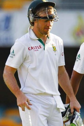 A.B. de Villiers... dual role may be taking its toll.