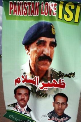 A pro-ISI poster in Islamabad.